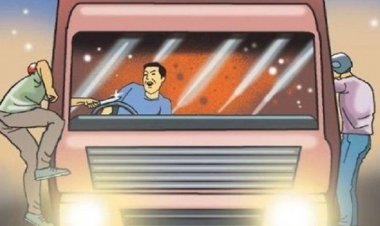 बीपीएस की गुंडागर्दी दो आदिवासी ट्रक ड्राइवरों को बुरी तरह से पीटा  पर्ची नहीं कटवाने से थे नाराज, शिकायत दर्ज...