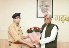 छत्तीसगढ़ के नए डीजीपी ने मुख्यमंत्री से मुलाकात कर आभार व्यक्त किया...