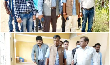 साँसद दिपक बैज ने कृषि विज्ञान केंद्र गीदम का किया निरीक्षण.