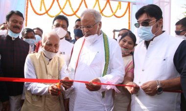 मुख्यमंत्री भूपेश बघेल ने किया छत्तीसगढ़ के सबसे पहले सीवरेज ट्रीटमेंट प्लांट का लोकार्पण