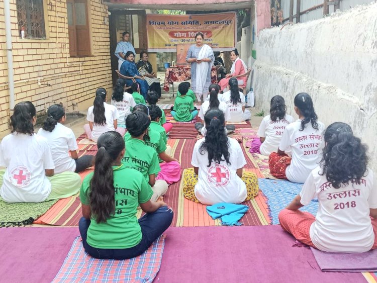 धरमपुरा बालिका गृह में आठ दिवसीय योग शिविर संपन्न