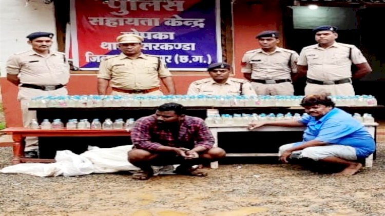 पुलिसकर्मी की कार से शराब तस्करी, आरक्षक शातिर तरीके से करा रहा था तस्करी, 10 पेटी शराब जब्त, जुर्म दर्ज होते ही पैट्रोलिंग छोड़ भागा आरक्षक