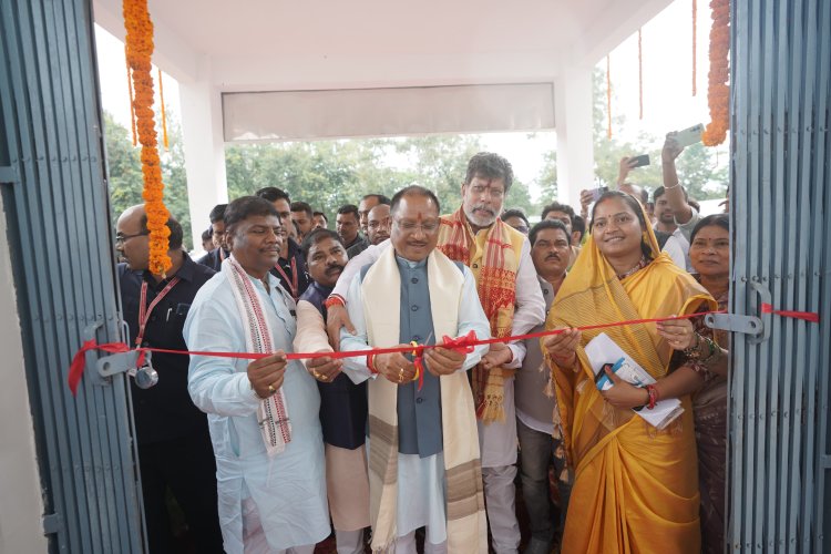 मुख्यमंत्री ने किया तीन एसडीएम कार्यालय दो थाना और नवीन तहसील कार्यालय जगदलपुर का लोकार्पण