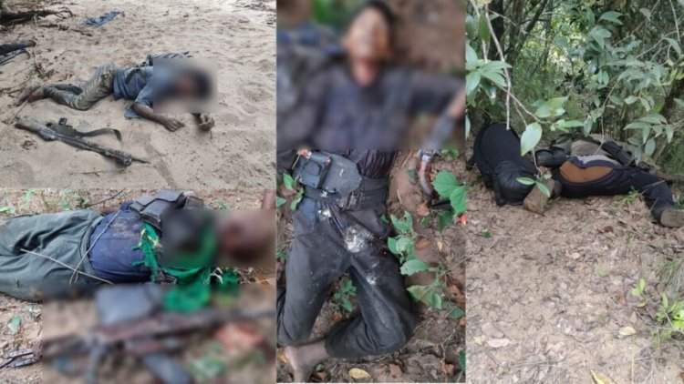 BREAKING : पुलिस को बड़ी सफलता, मुठभेड़ में 7 नक्सलियों को किया ढ़ेर, भारी मात्रा में गोला-बारूद बरामद, एसपी ने की पुष्टि