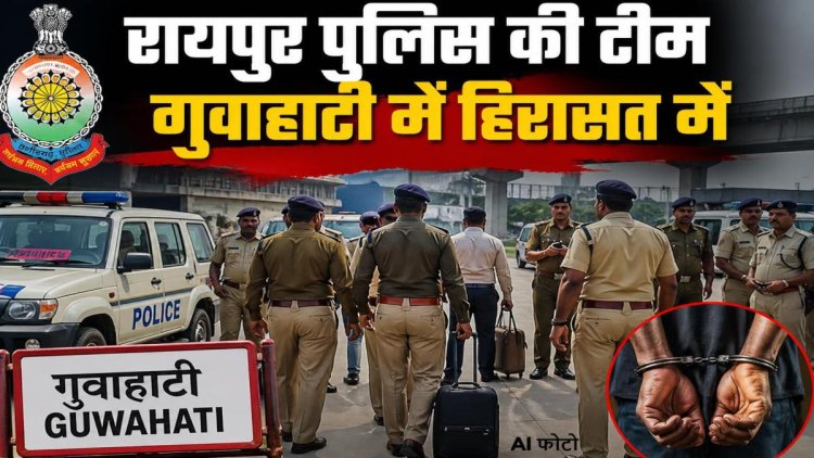 ब्रेकिंग :- गुवाहाटी असम पुलिस ने रिश्वतखोरी के आरोप में छत्तीसगढ़ के चार पुलिसकर्मियों को हिरासत में लिया 