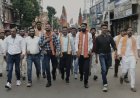नवनियुक्त भाजपा युवा टीम ने माँ दंतेश्वरी मंदिर जा कर लिया माँ का आशीर्वाद, पदयात्रा और आतिशबाजी के साथ किया शक्ति प्रदर्शन