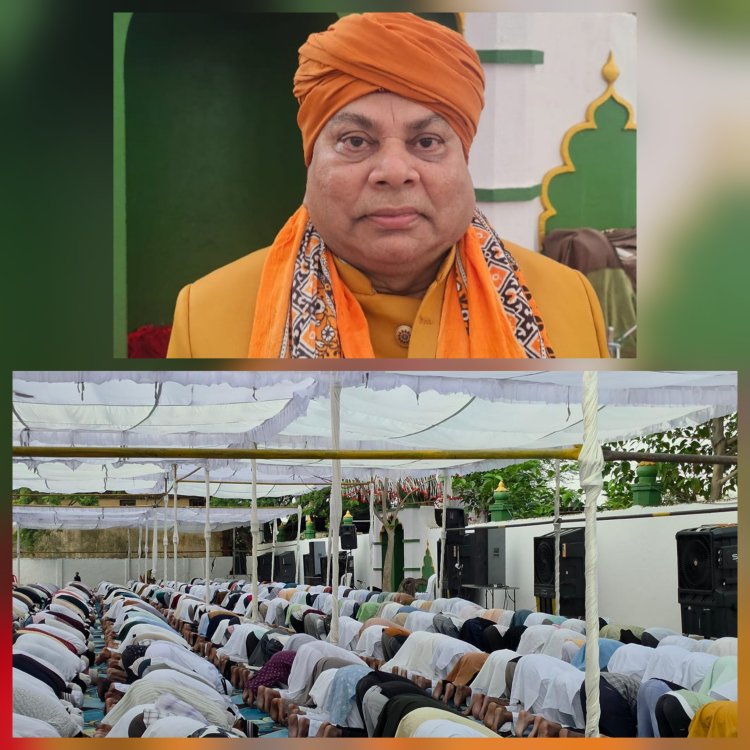 अल्लाह की रजा में खुद को कुर्बान करने का दिन ईद-उल- अजहा-जहीरुद्दीन ईदगाह में नमाज के बाद सदर ने पेश की मुबारकबाद
