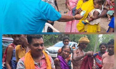 मानवता सामाजिक संस्था ने ग्राम तिरिया में जरूरतमंदों के बीच वितरित की जनसहयोग से प्राप्त सामग्री