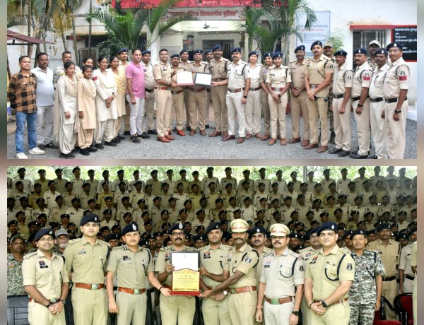 राष्ट्रीय स्तर पर बस्तर पुलिस का परचम: बोधघाट थाना बना छत्तीसगढ़ का सर्वश्रेष्ठ थाना