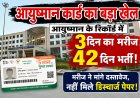 आयुष्मान के रिकॉर्ड पर सवाल: मरीज 3 दिन भर्ती, पोर्टल पर 42 दिन! दस्तावेज मांगने पर भी नहीं मिला डिस्चार्ज पेपर